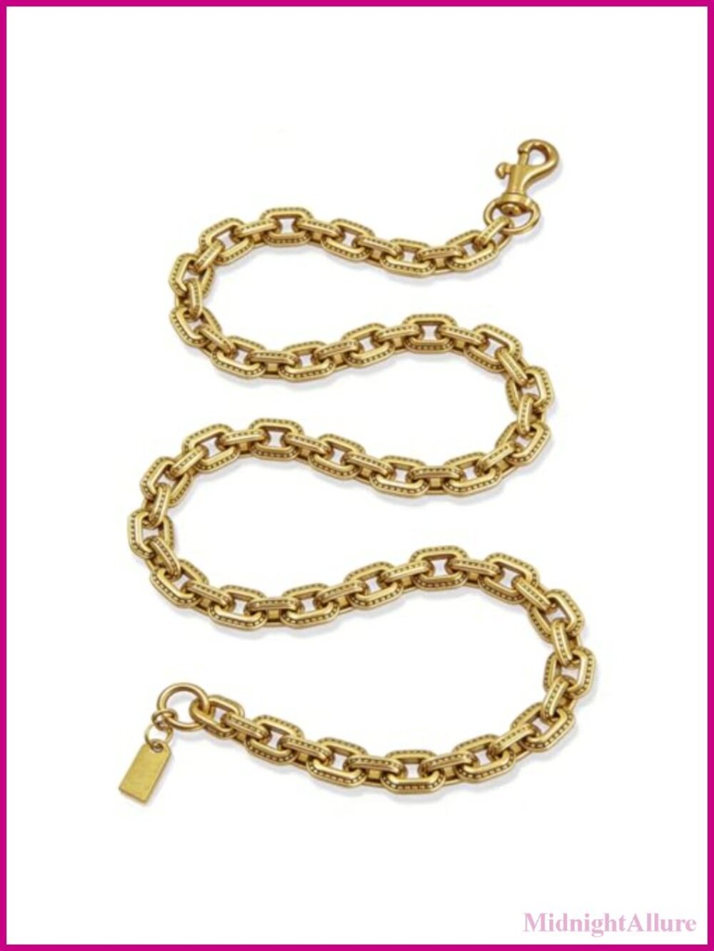 Metal Purse Charm Bag Extender Chain Wallet Keychain Geometric Clip